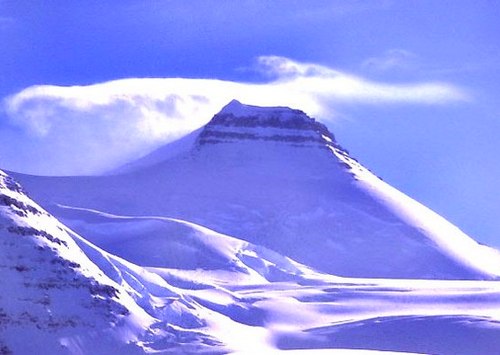 гора Гунбйорн в Гренландии