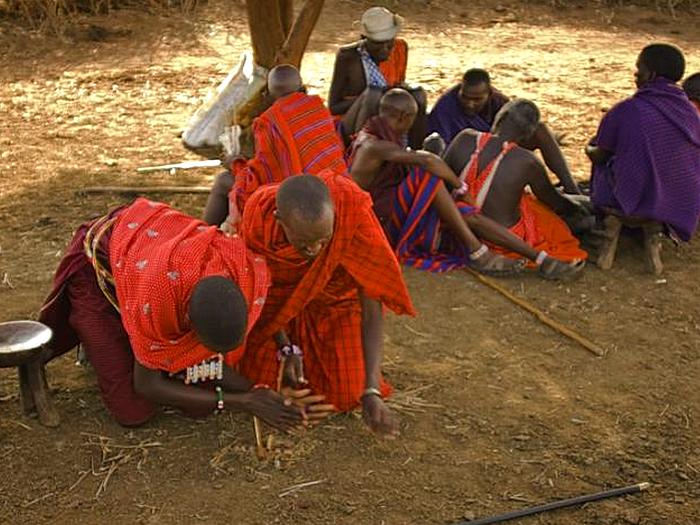 Первобытный огонь масаев