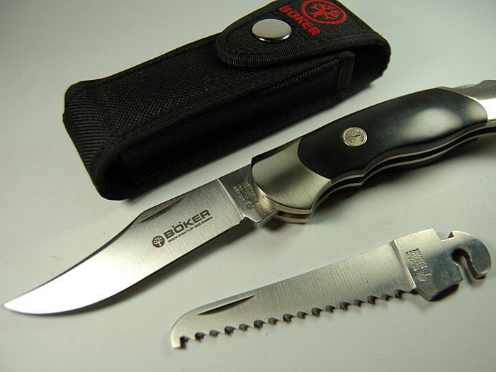 Складной нож Boker со сменным лезвием "Böker Optima Delrin Set"
