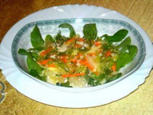 Салат из редьки с морковью и свити