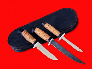 Набор рыбацких ножей фото