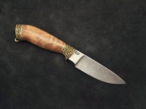 Нож Охотничий дамасск фото